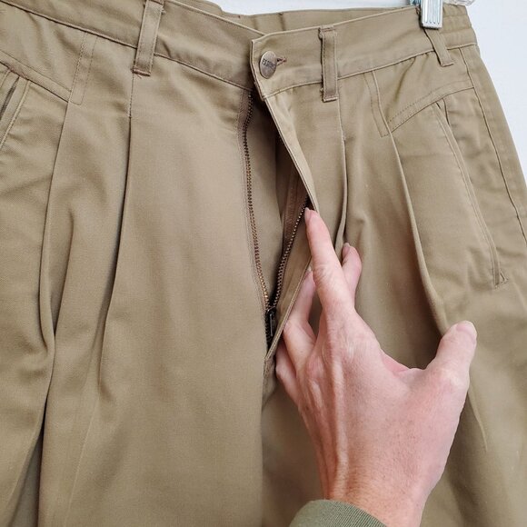 Vintage Gitano high waist pleat front crop pants - Picture 6 of 11